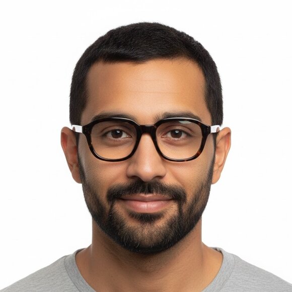 Berluti Mens Round/Oval Havana Havana Transparent Fashion Designer Eyewear